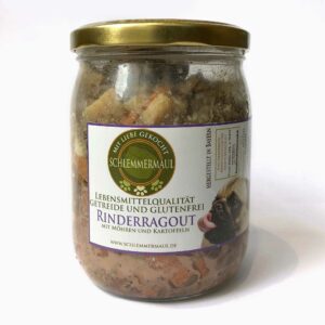 Schlemmermaul Hundefutter Rinderragout 1